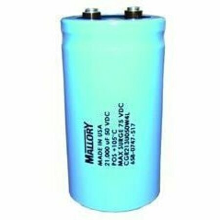 MALLORY Aluminum Electrolytic Capacitors - Screw Terminal 4700Uf 75V-10+75% CGR472T075V3L